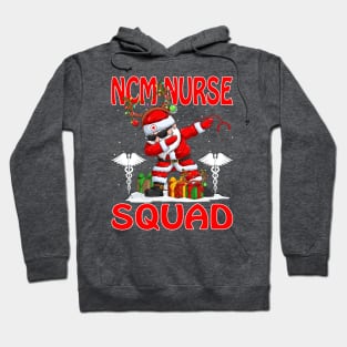 Christmas Ncm Nurse Squad Reindeer Pajama Dabing Santa Hoodie